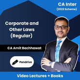 CA Inter (2023 Scheme) Corporate and Other Laws (Regular) Video Lectures By CA Amit Bachhawat (Pendrive)